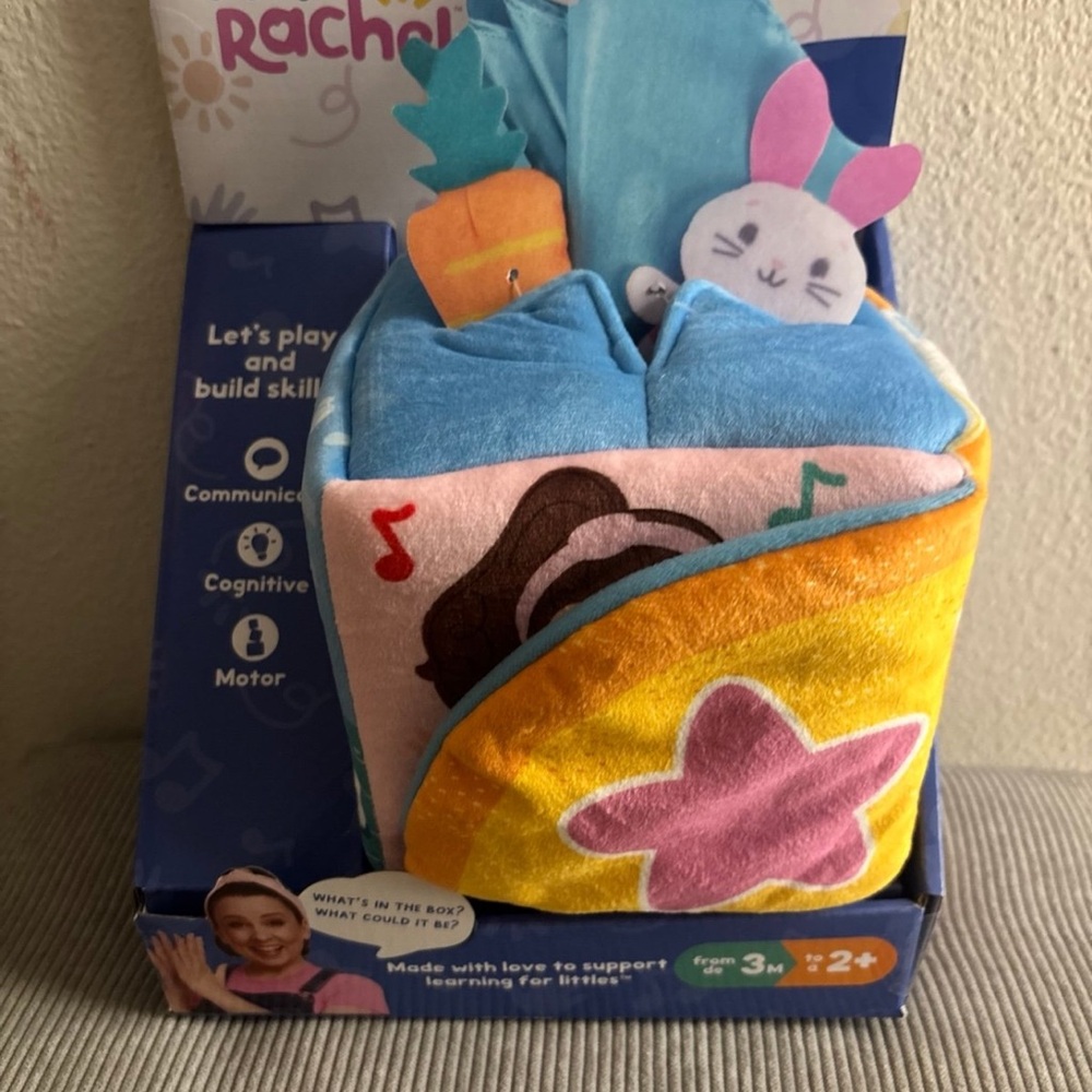 NEW!! Ms. Rachel Surprise Learning Box Sensory Toy!